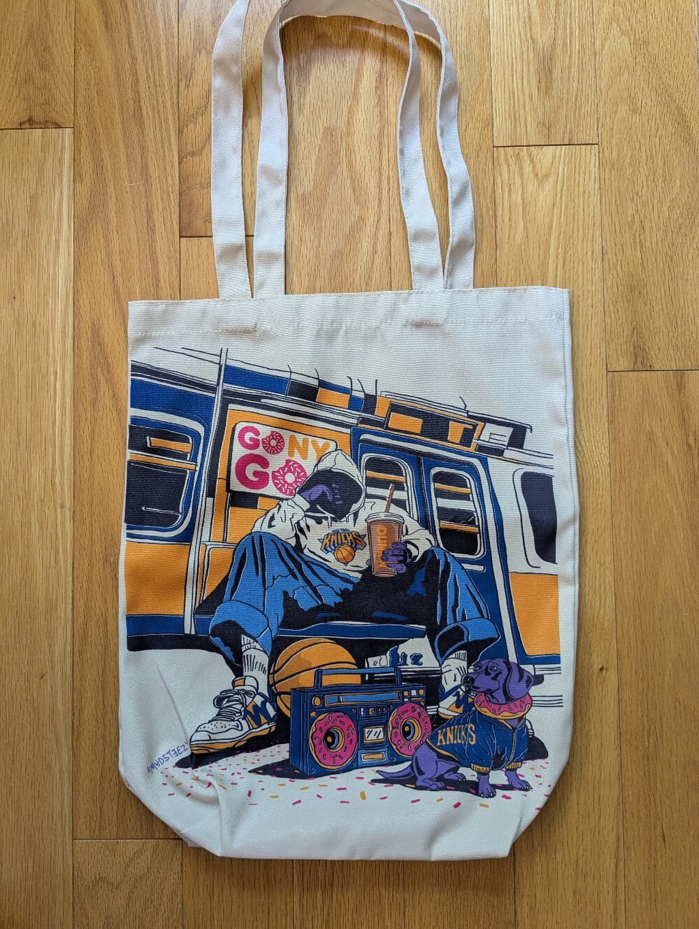 Limited Edition New York Knicks Dunkin Tote Bag